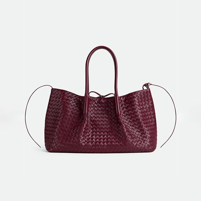 bottega veneta medium pinacoteca intrecciato reversible leather tote bag #817166